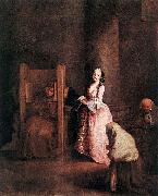 Pietro Longhi The Confession oil painting reproduction